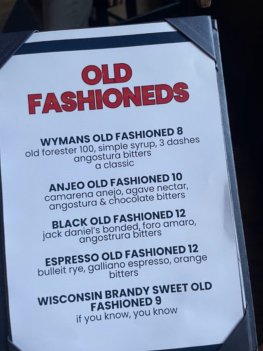 Wyman's Menu - Image 3