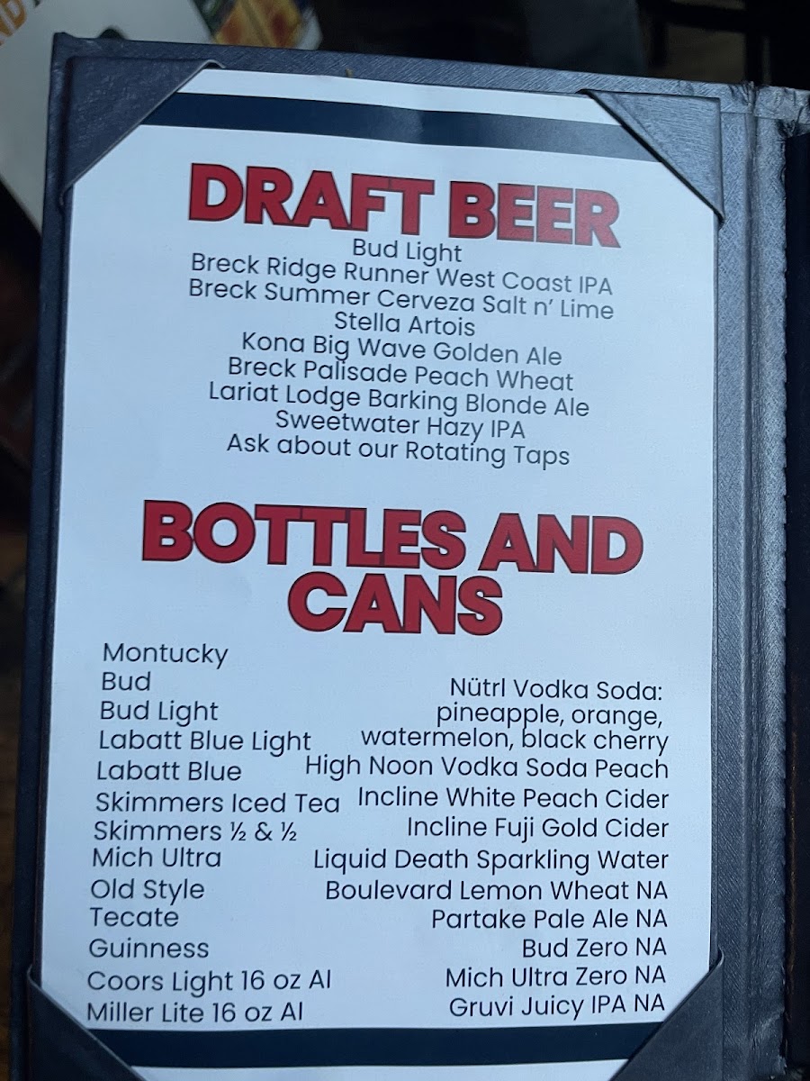 Wyman's Menu - Image 4